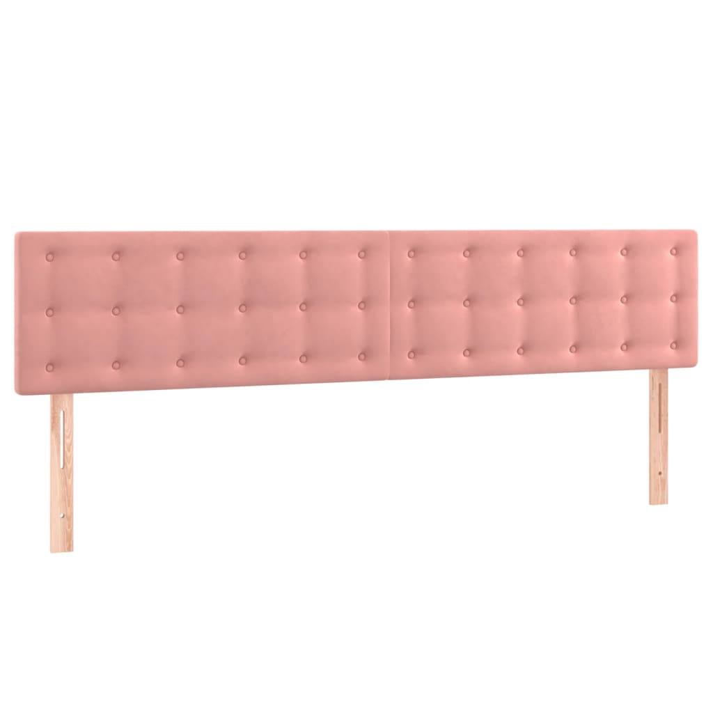 Pat box spring cu saltea, negru, 120x190 cm, catifea GartenMobel Dekor