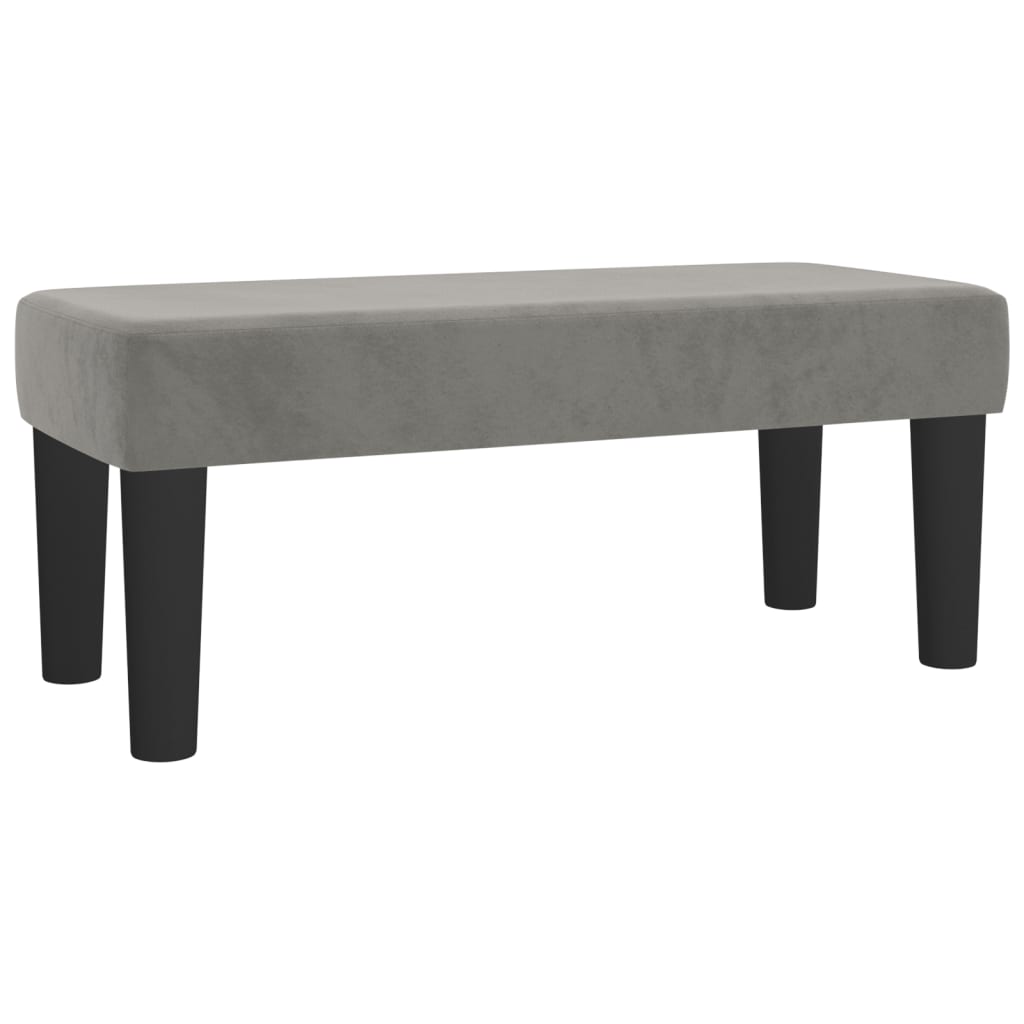 Pat box spring cu saltea, gri deschis, 120x190 cm, catifea GartenMobel Dekor