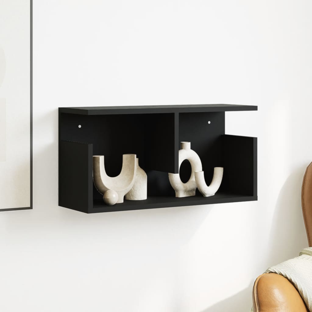 Dulap de perete, negru, 60x20x30 cm, lemn prelucrat GartenMobel Dekor