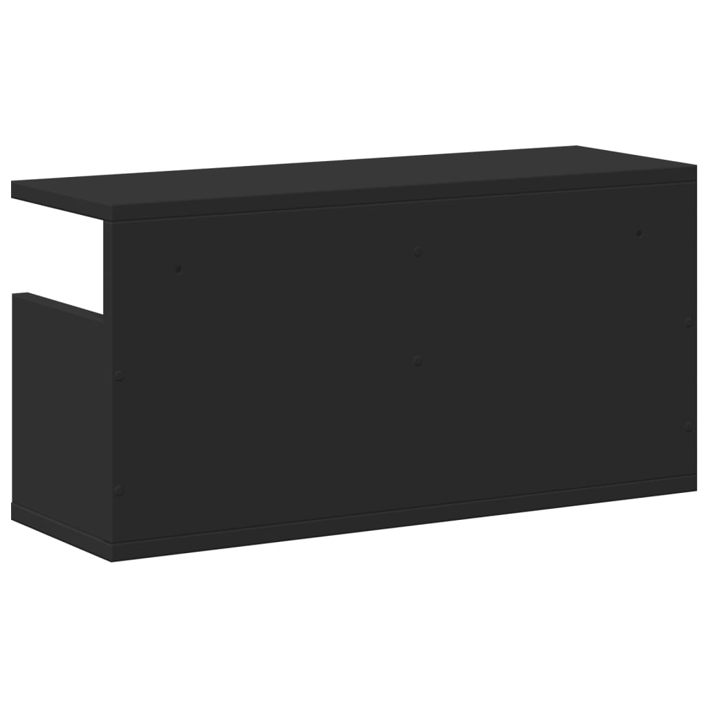 Dulap de perete, negru, 60x20x30 cm, lemn prelucrat GartenMobel Dekor