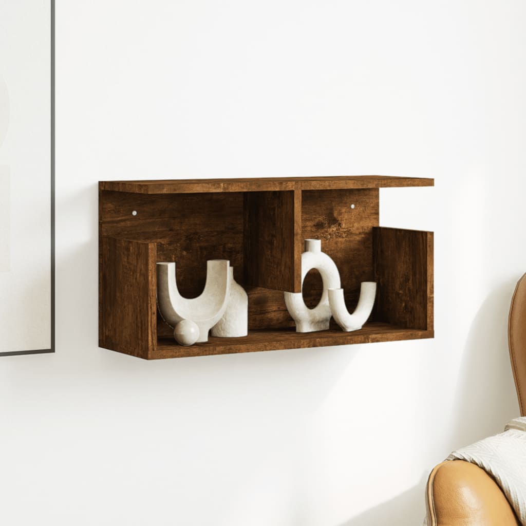 Dulap de perete, stejar fumuriu, 60x20x30 cm, lemn prelucrat GartenMobel Dekor