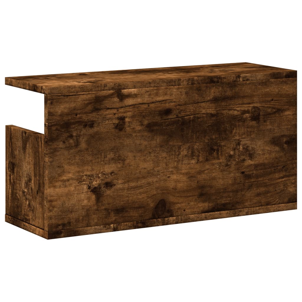 Dulap de perete, stejar fumuriu, 60x20x30 cm, lemn prelucrat GartenMobel Dekor