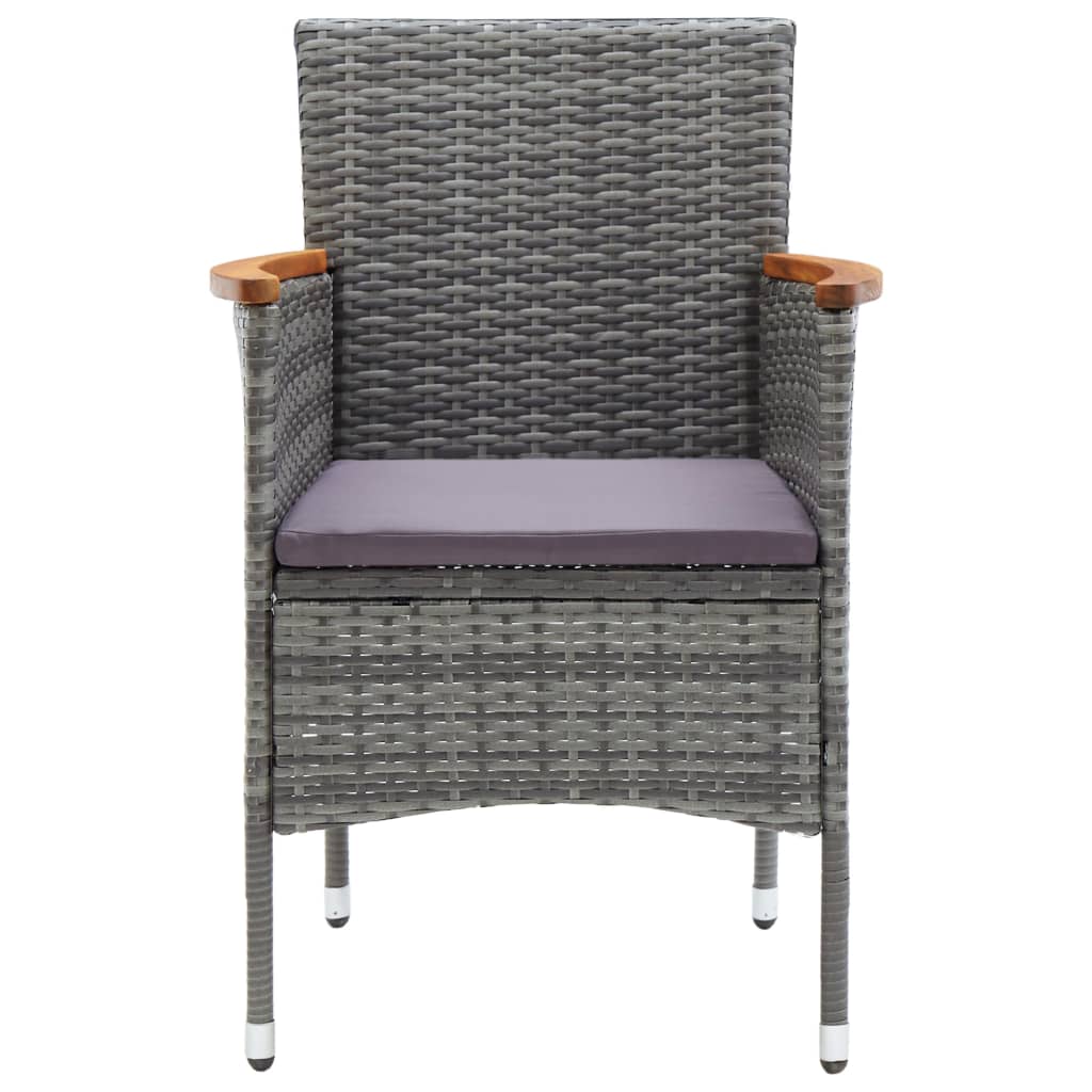 Set mobilier de grădină, 7 piese, gri GartenMobel Dekor