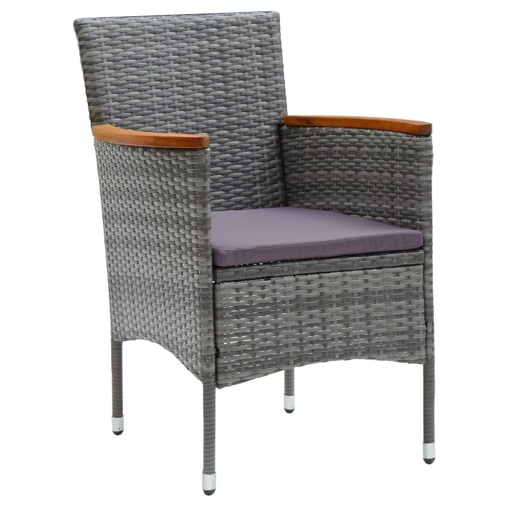 Set mobilier de grădină, 7 piese, gri GartenMobel Dekor