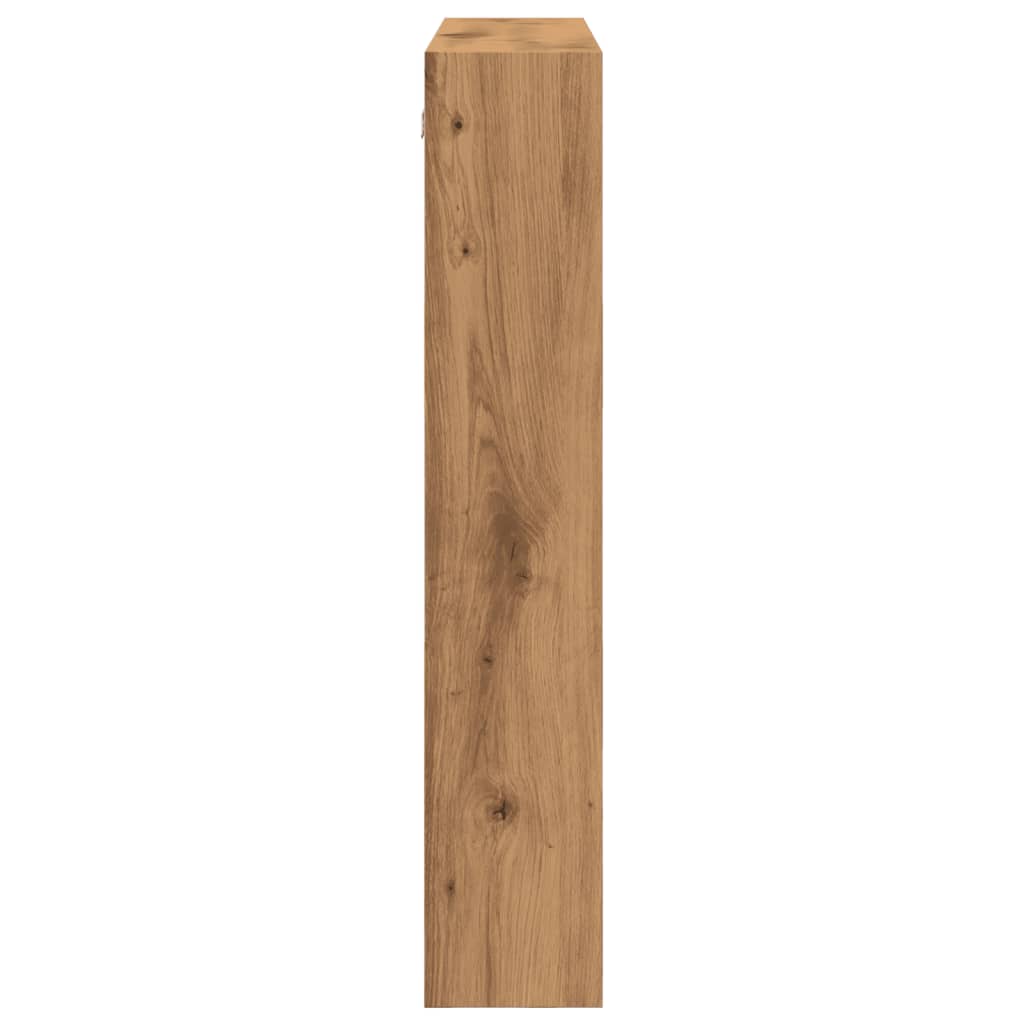 Dulap de perete, stejar artizanal, 80x15x80 cm, lemn prelucrat GartenMobel Dekor