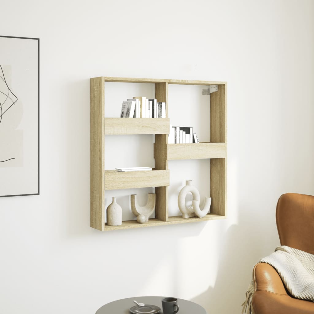 Dulap de perete, stejar sonoma, 80x15x80 cm, lemn prelucrat GartenMobel Dekor