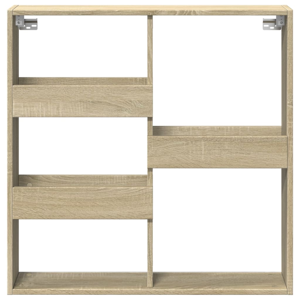 Dulap de perete, stejar sonoma, 80x15x80 cm, lemn prelucrat GartenMobel Dekor