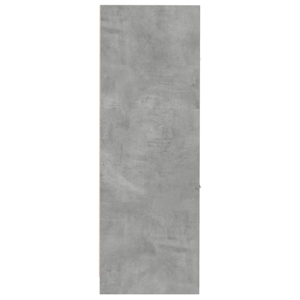 Dulap de farmacie, gri beton, 30x41x118 cm, lemn prelucrat GartenMobel Dekor