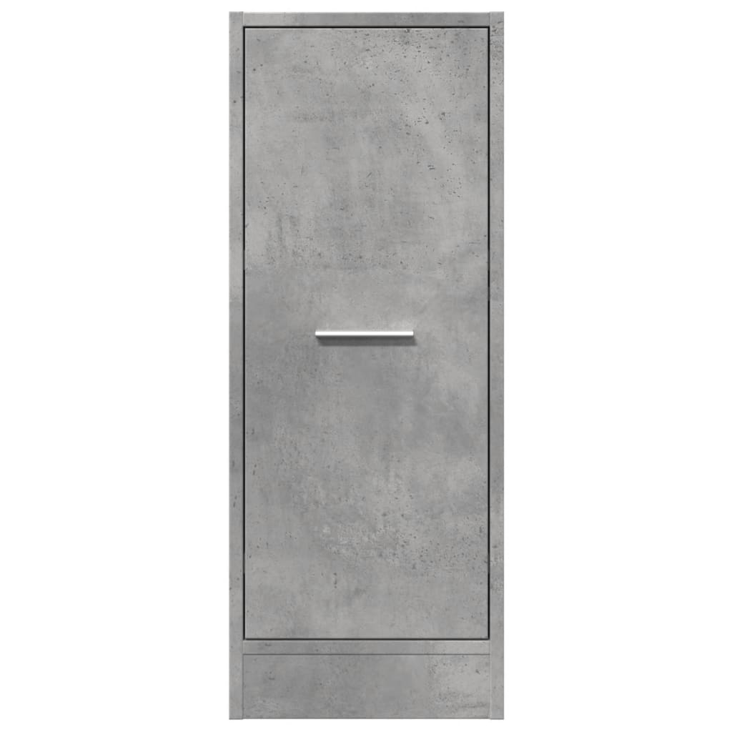 Dulap de farmacie, gri beton, 30x41x77,5 cm, lemn prelucrat GartenMobel Dekor