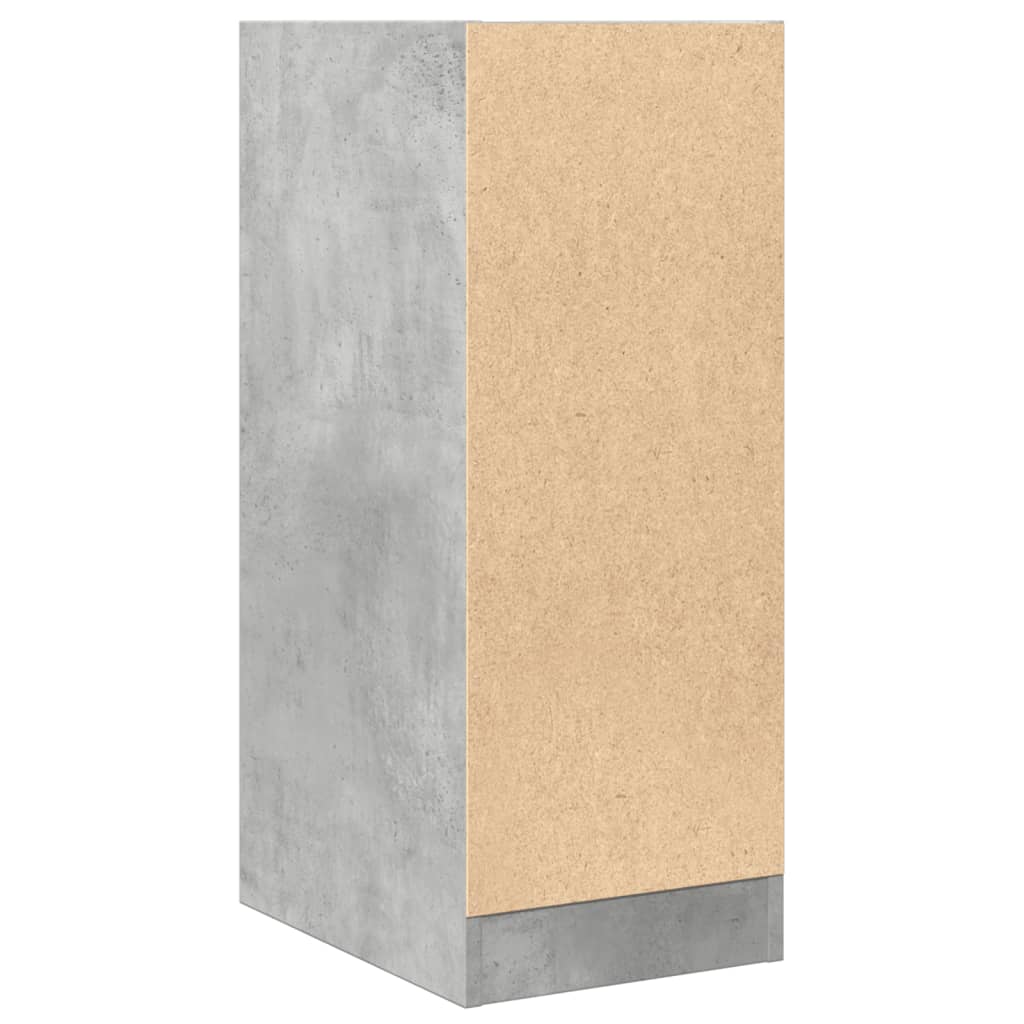 Dulap de farmacie, gri beton, 30x41x77,5 cm, lemn prelucrat GartenMobel Dekor