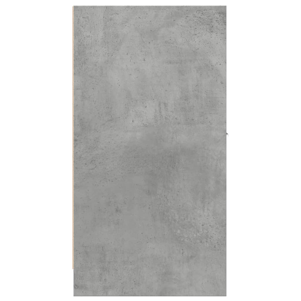 Dulap de farmacie, gri beton, 30x41x77,5 cm, lemn prelucrat GartenMobel Dekor