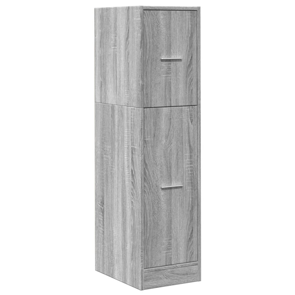 Dulap de farmacie, sonoma gri, 30x41x118 cm, lemn prelucrat GartenMobel Dekor