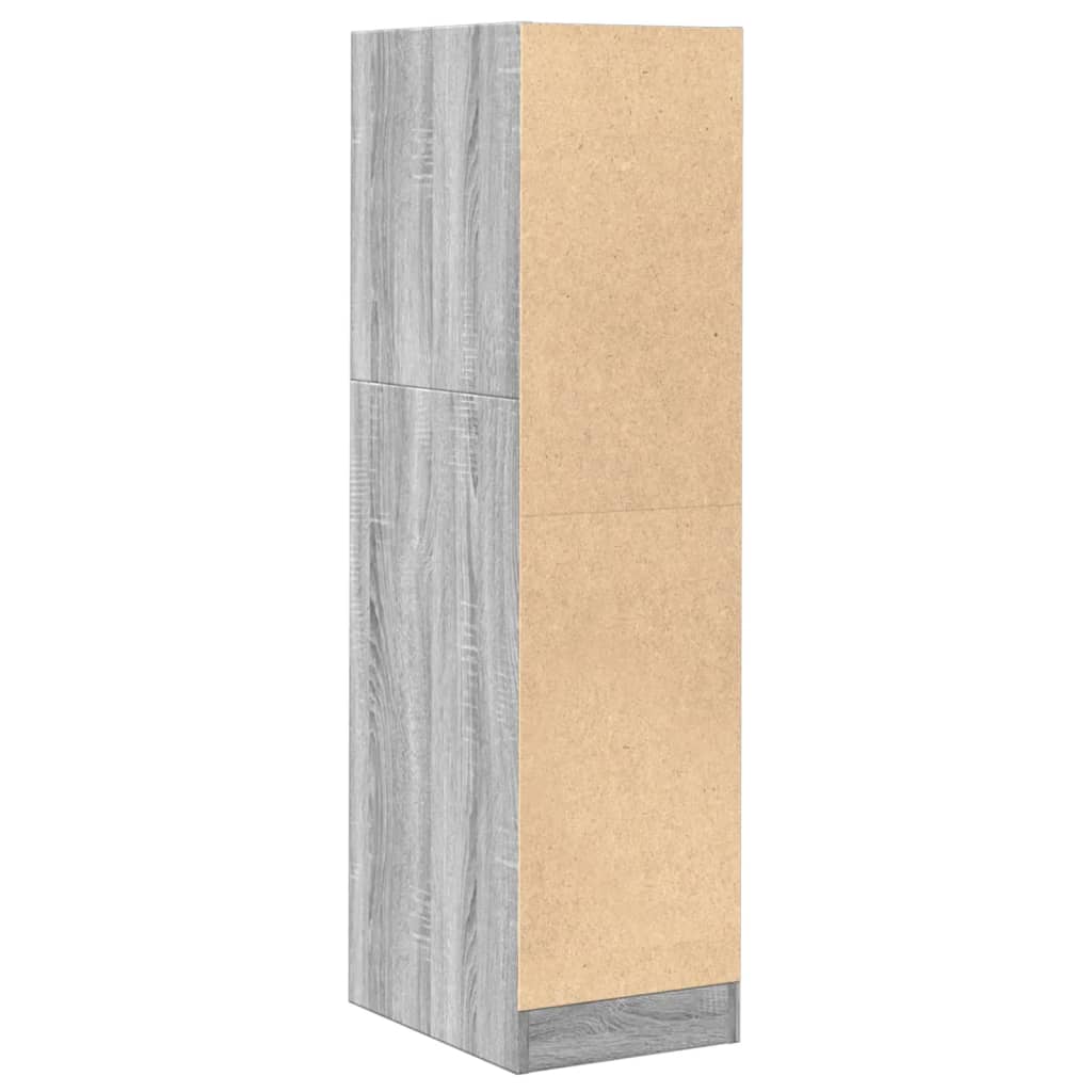 Dulap de farmacie, sonoma gri, 30x41x118 cm, lemn prelucrat GartenMobel Dekor