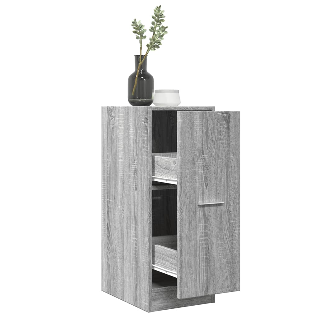 Dulap de farmacie, sonoma gri, 30x41x77,5 cm, lemn prelucrat GartenMobel Dekor