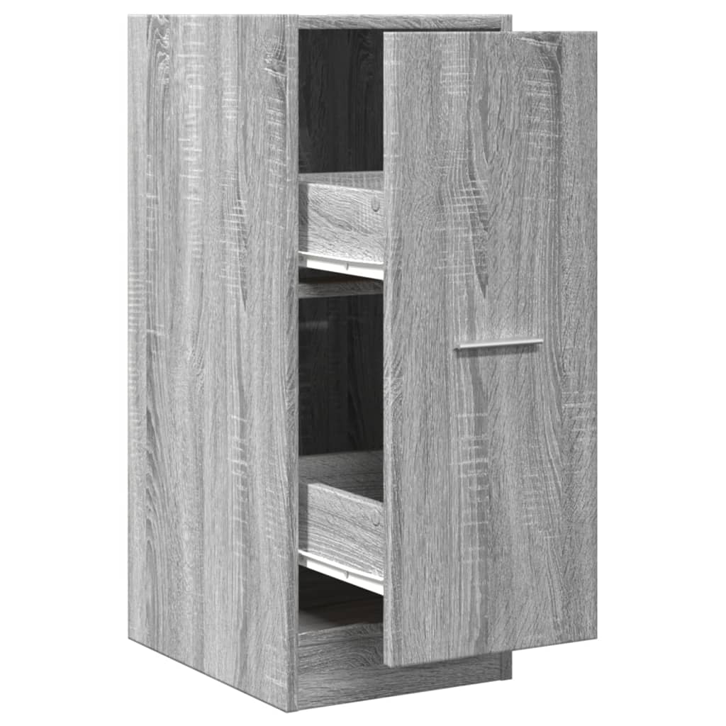 Dulap de farmacie, sonoma gri, 30x41x77,5 cm, lemn prelucrat GartenMobel Dekor