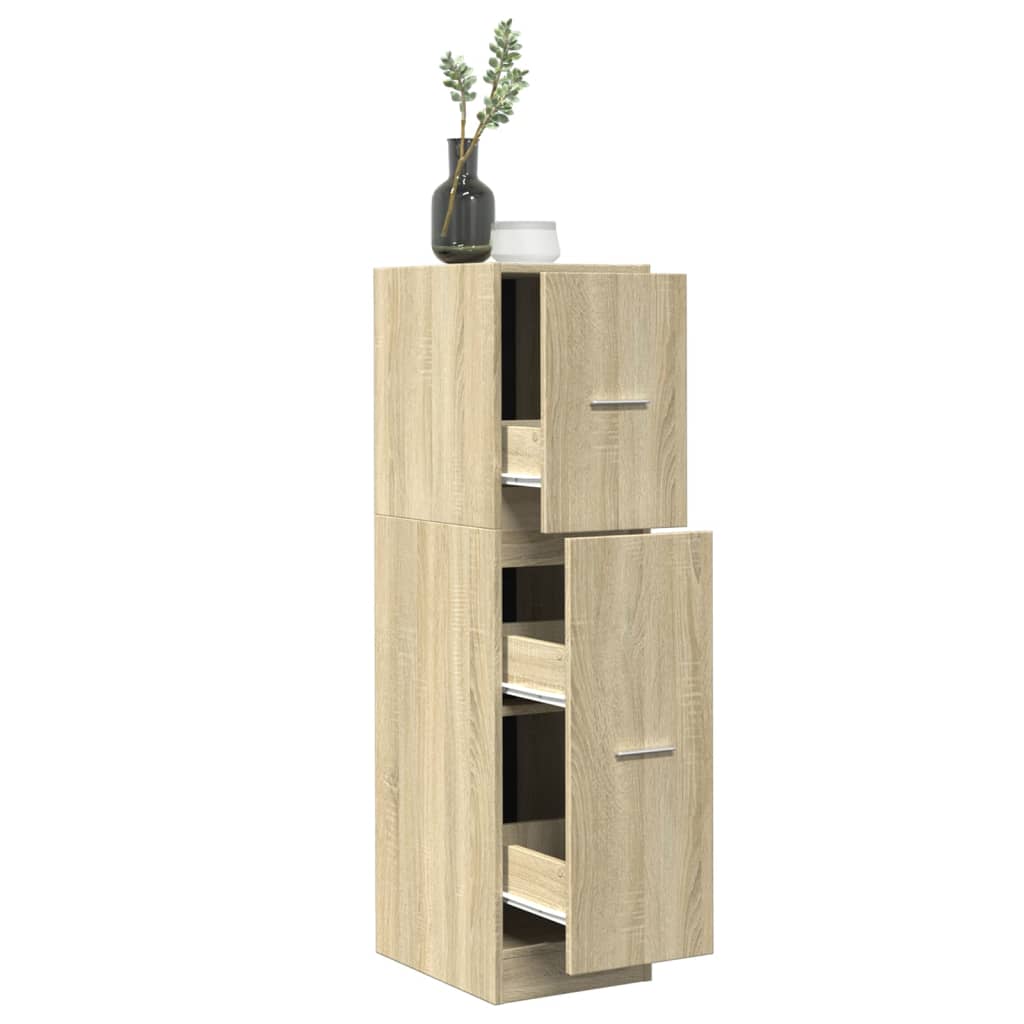 Dulap de farmacie, stejar sonoma, 30x41x118 cm lemn prelucrat GartenMobel Dekor