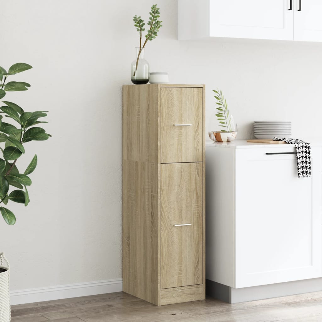 Dulap de farmacie, stejar sonoma, 30x41x118 cm lemn prelucrat GartenMobel Dekor