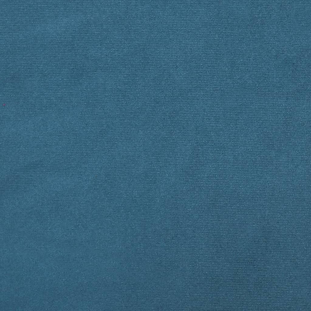 Pat de zi cu saltea, albastru, 80x200 cm, catifea GartenMobel Dekor