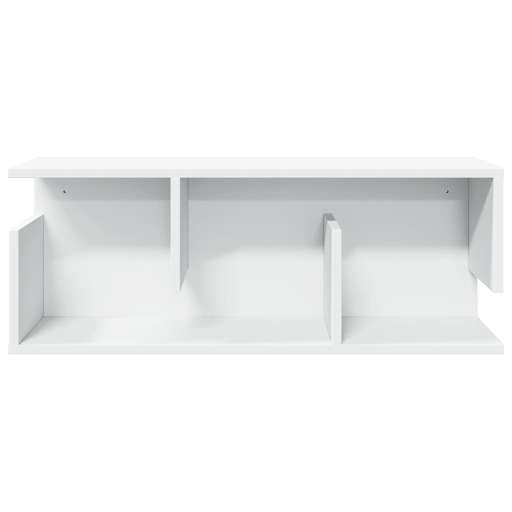 Dulap de perete, alb, 80x20x30 cm, lemn prelucrat GartenMobel Dekor
