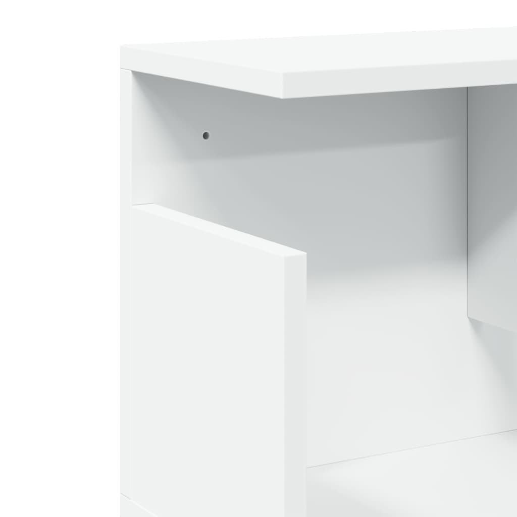 Dulap de perete, alb, 80x20x30 cm, lemn prelucrat GartenMobel Dekor