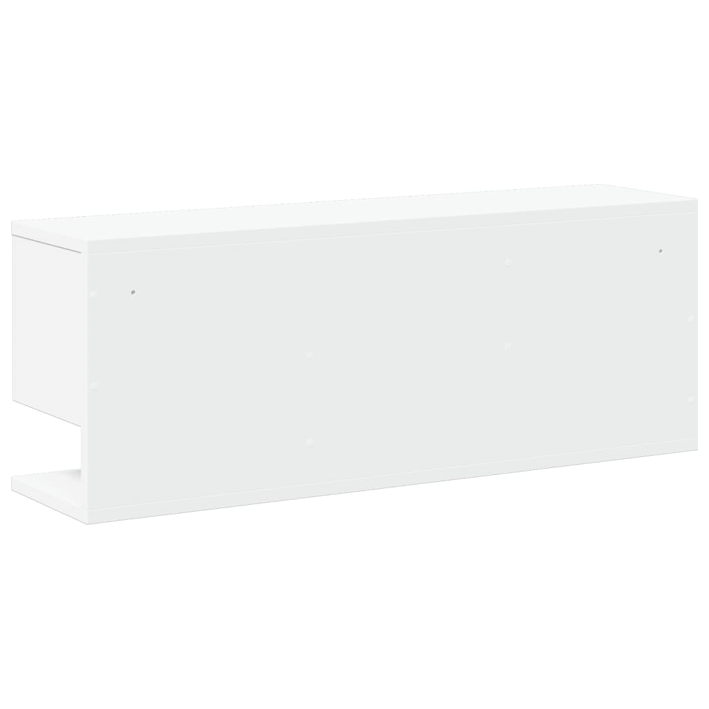 Dulap de perete, alb, 80x20x30 cm, lemn prelucrat GartenMobel Dekor