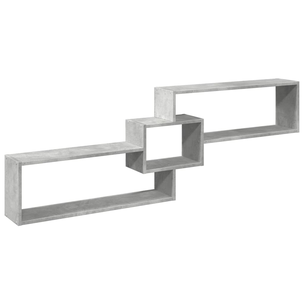 Dulap de perete, gri beton, 158x18x53 cm, lemn prelucrat GartenMobel Dekor