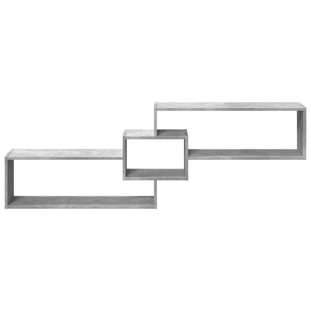 Dulap de perete, gri beton, 158x18x53 cm, lemn prelucrat GartenMobel Dekor