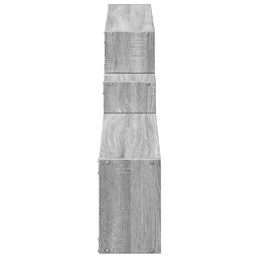 Dulap de perete, gri sonoma, 158x18x53 cm, lemn prelucrat GartenMobel Dekor