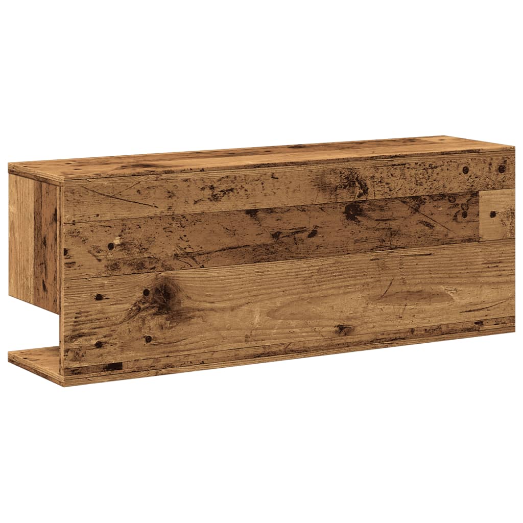 Dulap de perete, lemn vechi, 80x20x30 cm, lemn prelucrat GartenMobel Dekor