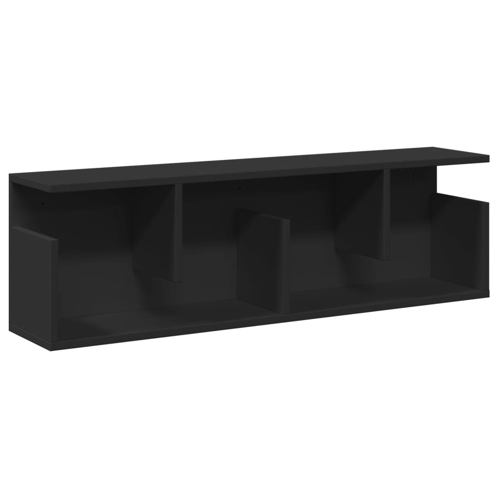 Dulap de perete, negru, 100x20x30 cm, lemn prelucrat GartenMobel Dekor
