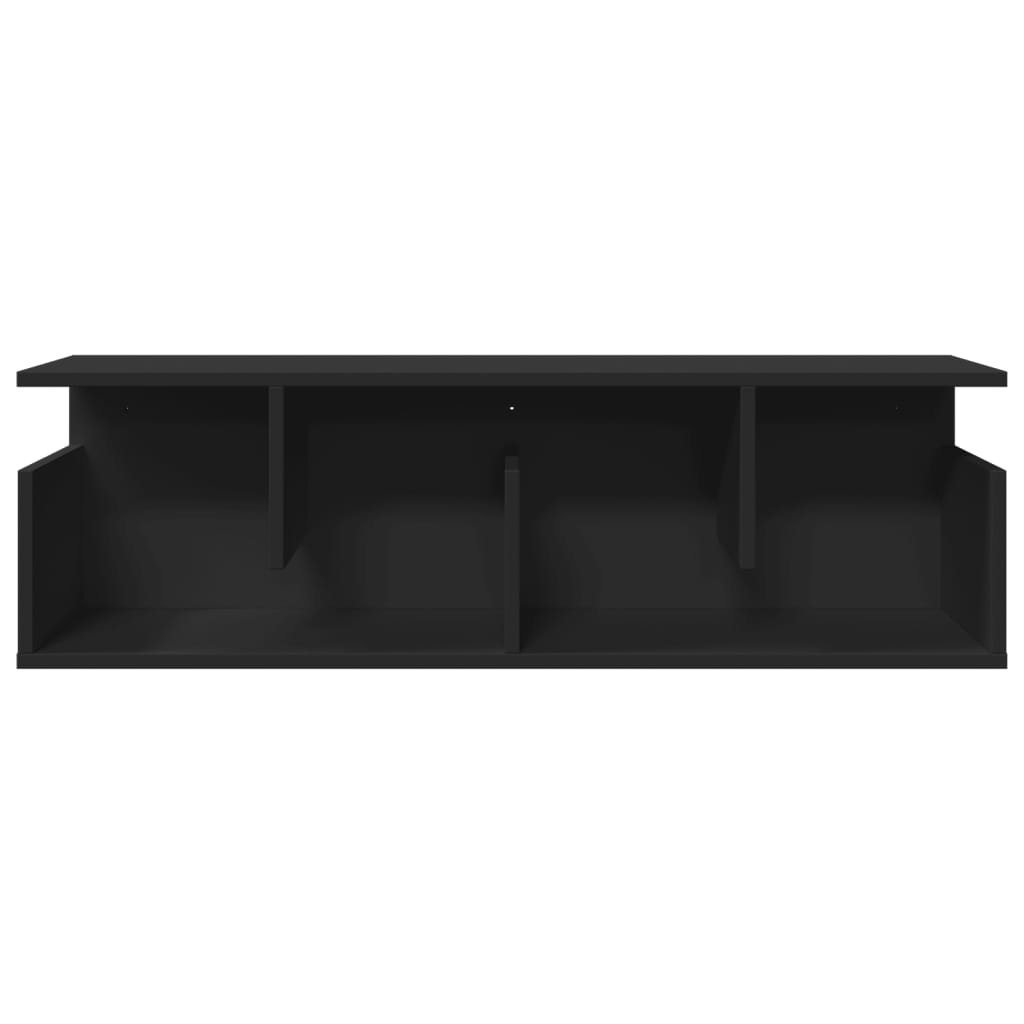 Dulap de perete, negru, 100x20x30 cm, lemn prelucrat GartenMobel Dekor