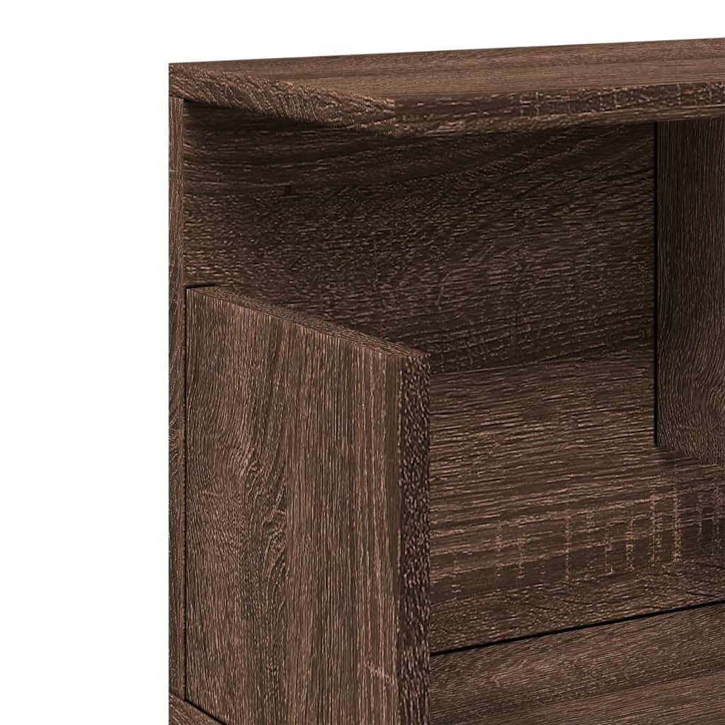 Dulap de perete, stejar maro, 80x20x30 cm, lemn compozit GartenMobel Dekor