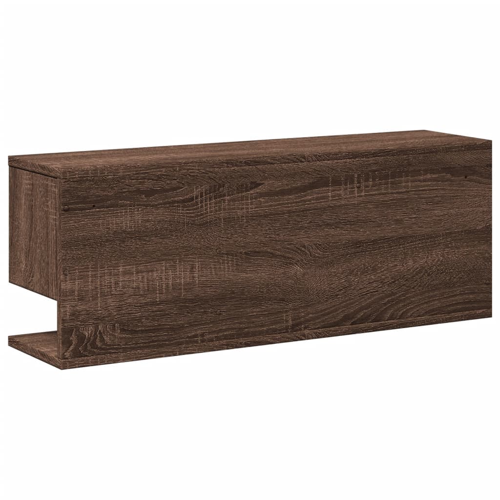 Dulap de perete, stejar maro, 80x20x30 cm, lemn compozit GartenMobel Dekor