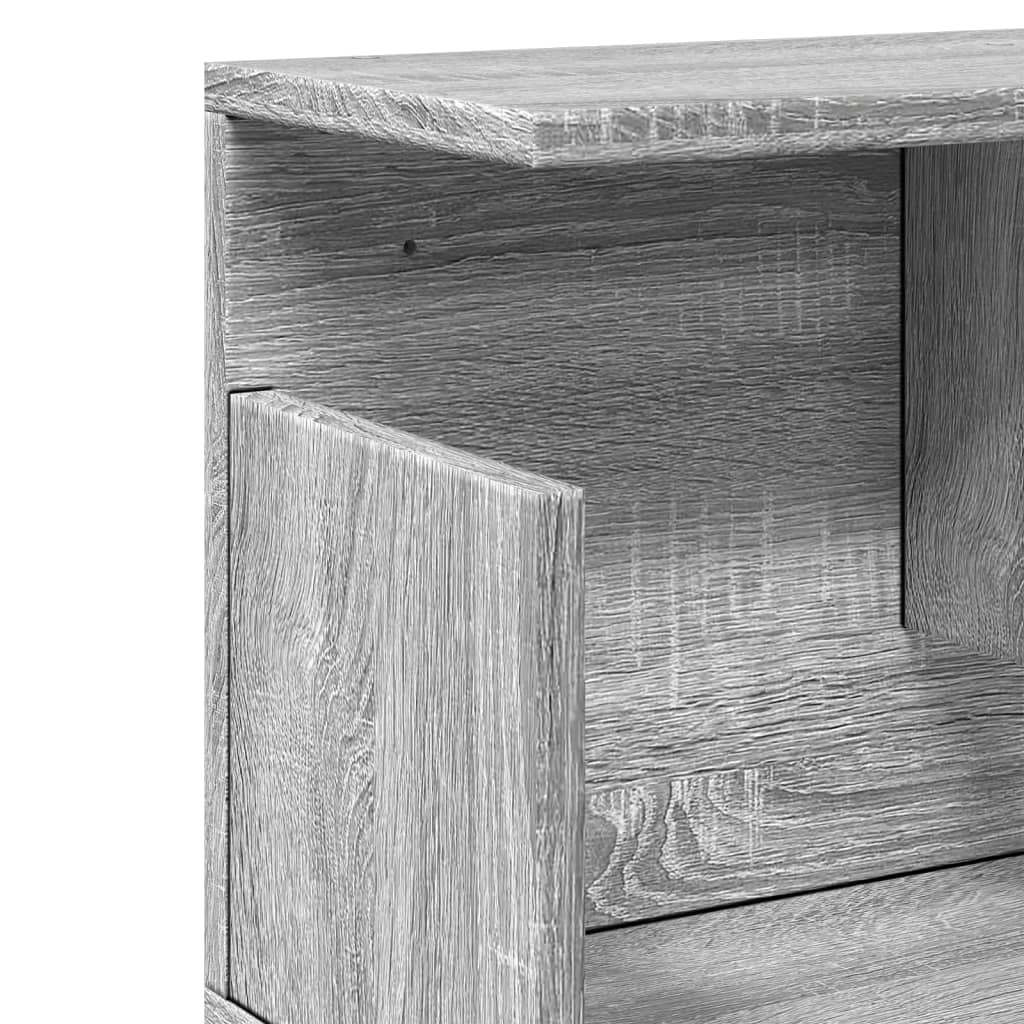 Dulap de perete, sonoma gri, 100x20x30 cm, lemn prelucrat GartenMobel Dekor