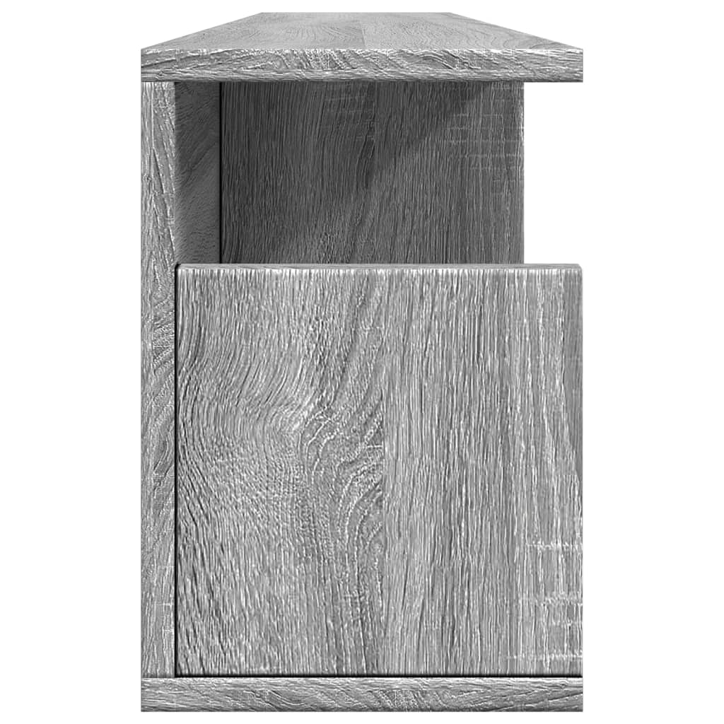 Dulap de perete, sonoma gri, 100x20x30 cm, lemn prelucrat GartenMobel Dekor