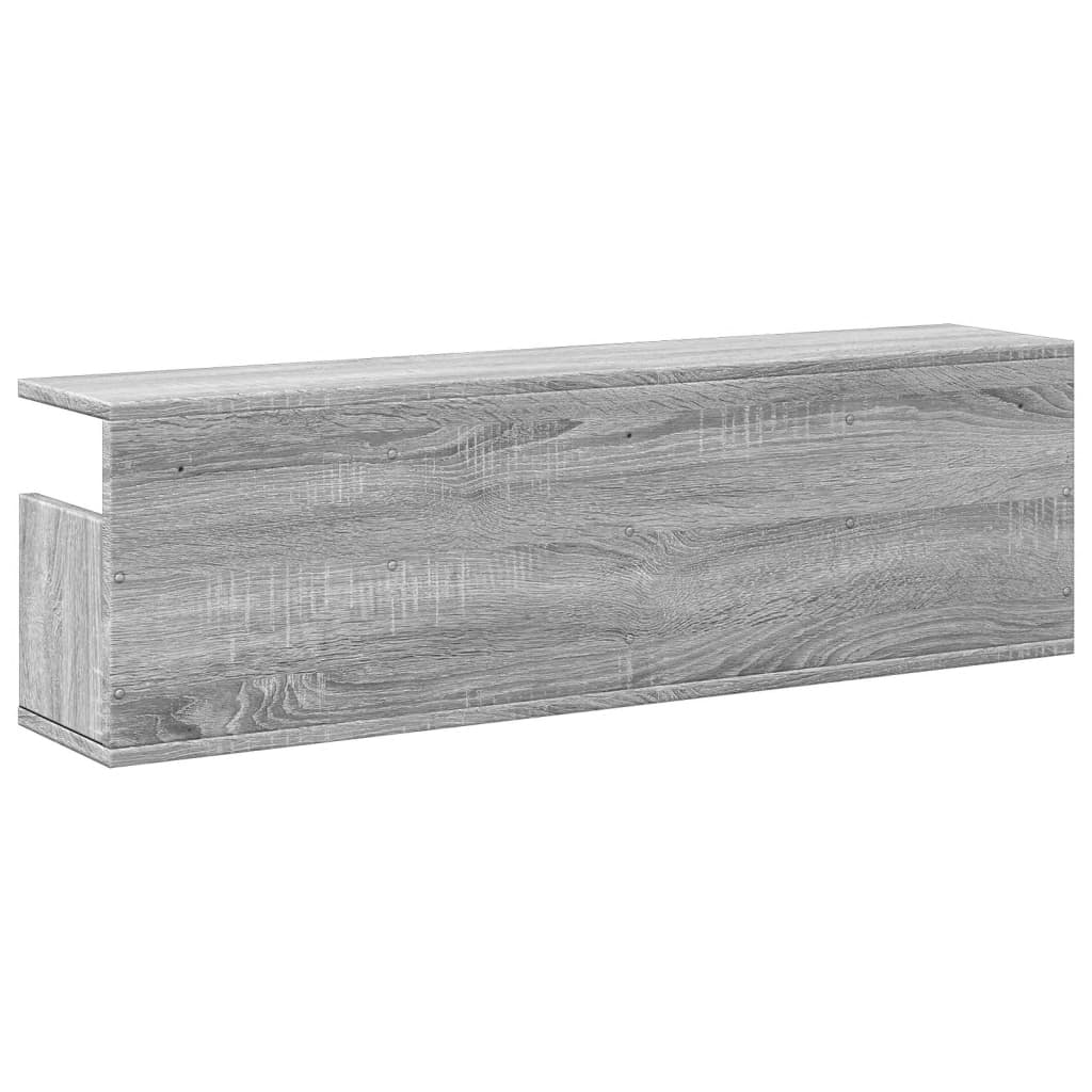 Dulap de perete, sonoma gri, 100x20x30 cm, lemn prelucrat GartenMobel Dekor