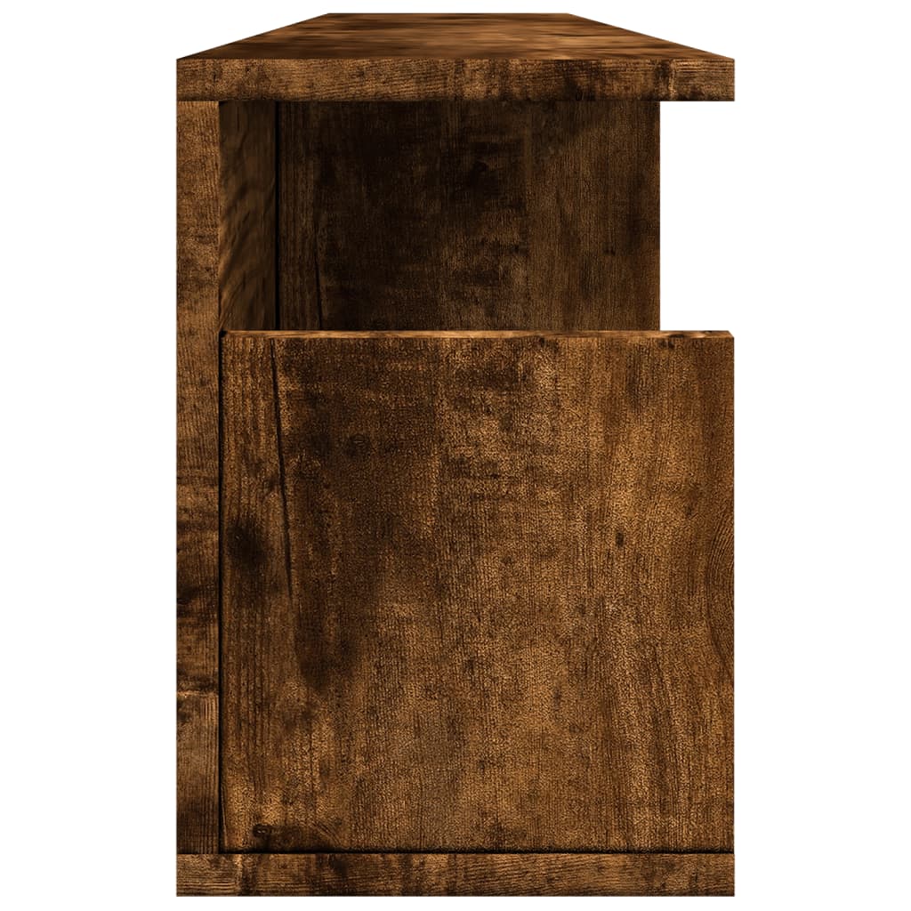 Dulap de perete, stejar fumuriu, 100x20x30 cm, lemn prelucrat GartenMobel Dekor