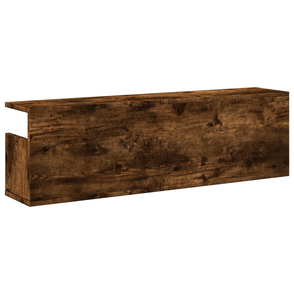 Dulap de perete, stejar fumuriu, 100x20x30 cm, lemn prelucrat GartenMobel Dekor