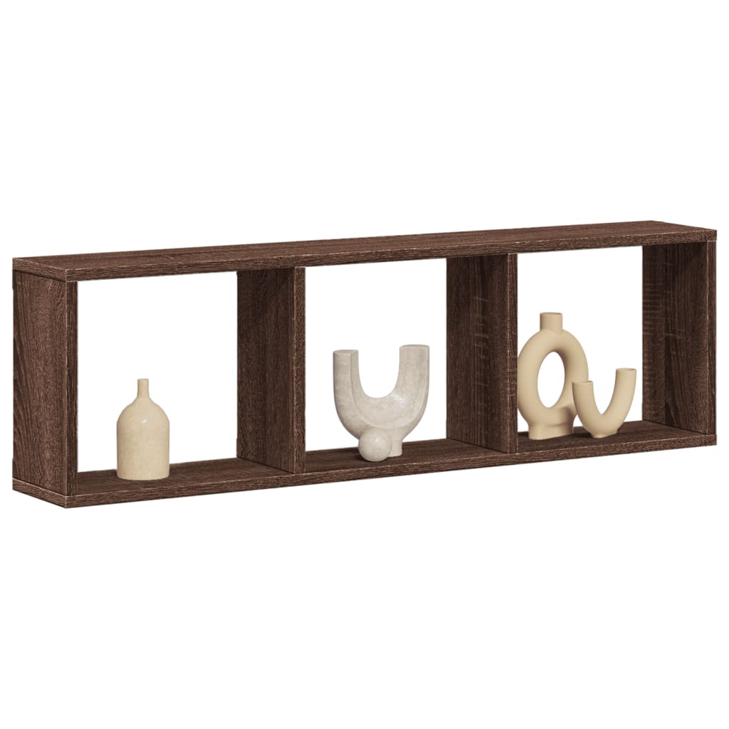 Dulap de perete, stejar maro, 100x16x30 cm, lemn prelucrat GartenMobel Dekor