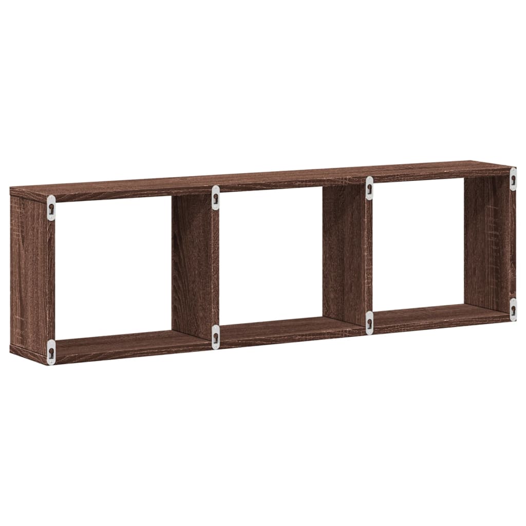 Dulap de perete, stejar maro, 100x16x30 cm, lemn prelucrat GartenMobel Dekor