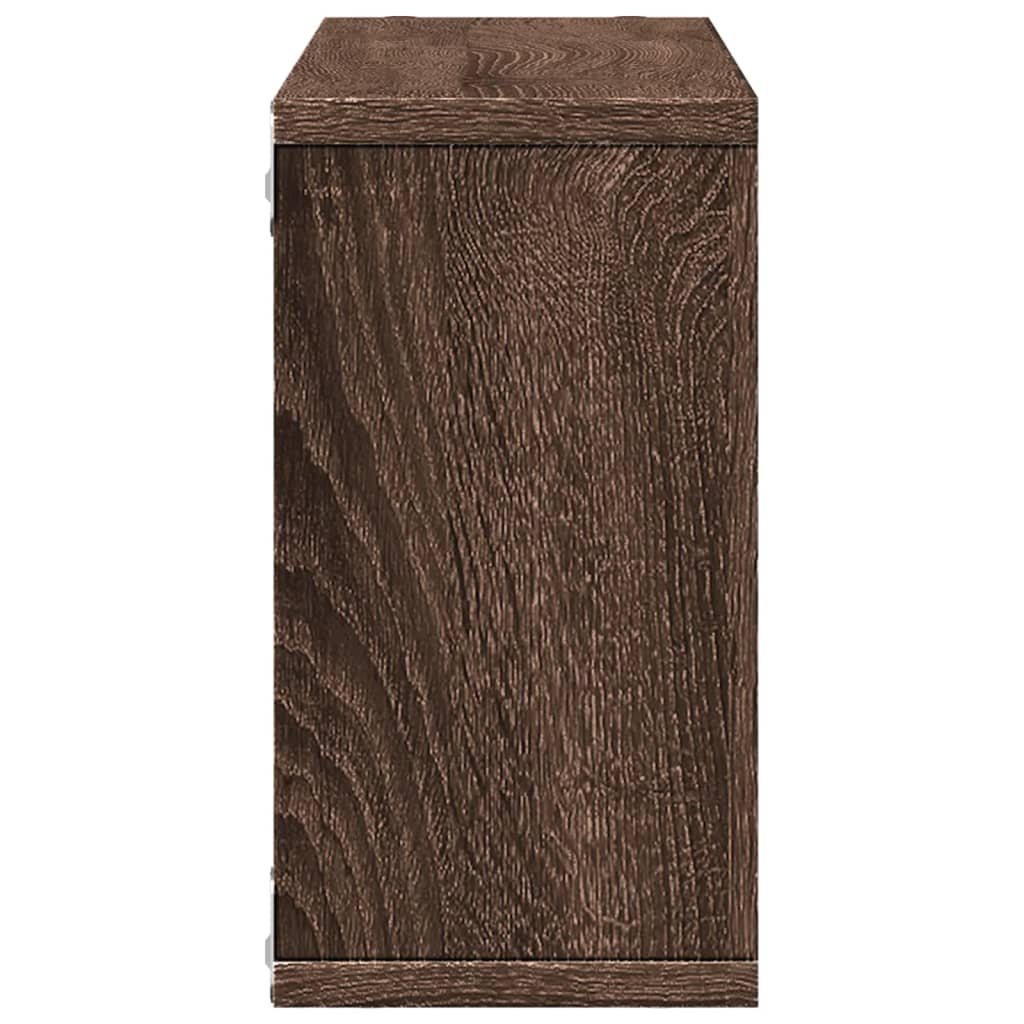 Dulap de perete, stejar maro, 100x16x30 cm, lemn prelucrat GartenMobel Dekor