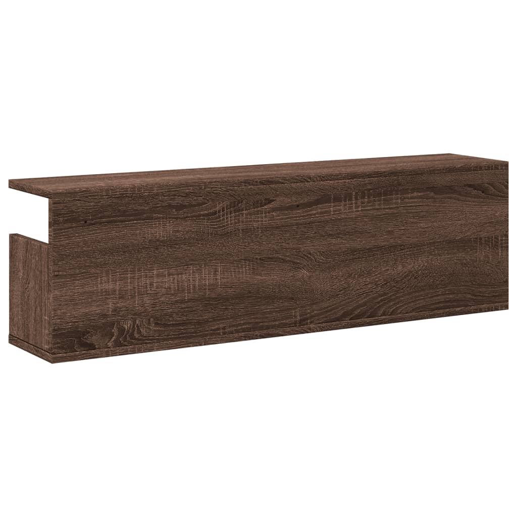 Dulap de perete, stejar maro, 100x20x30 cm, lemn prelucrat GartenMobel Dekor