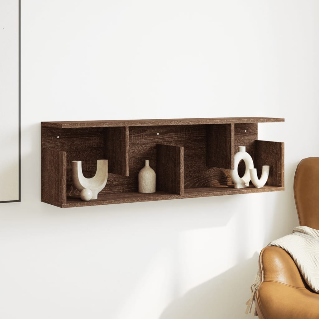 Dulap de perete, stejar maro, 100x20x30 cm, lemn prelucrat GartenMobel Dekor