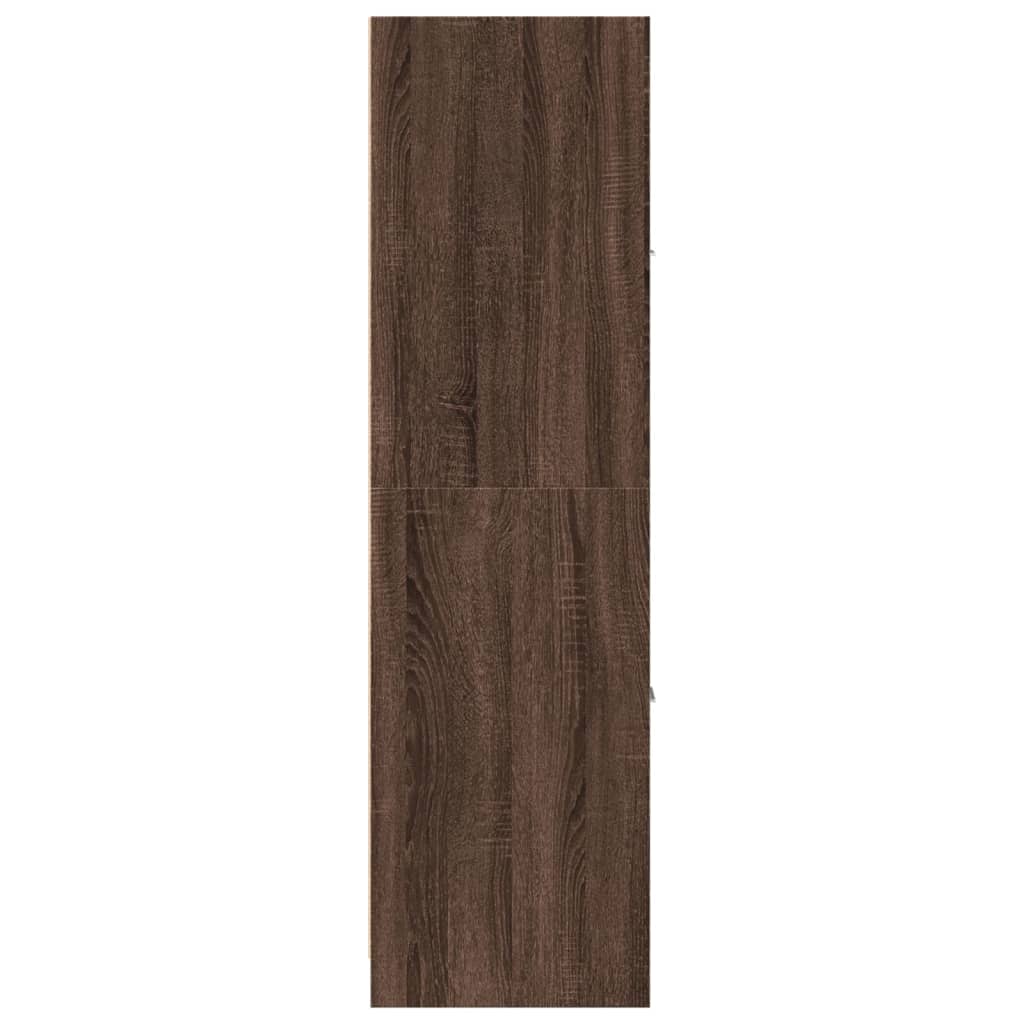 Dulap de farmacie, stejar maro, 40x41x144,5 cm, lemn prelucrat GartenMobel Dekor