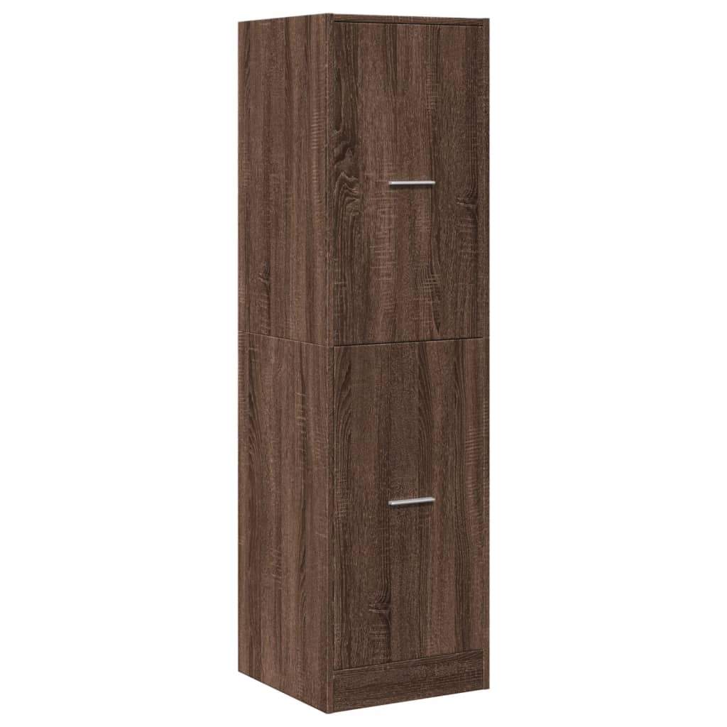 Dulap de farmacie, stejar maro, 40x41x144,5 cm, lemn prelucrat GartenMobel Dekor
