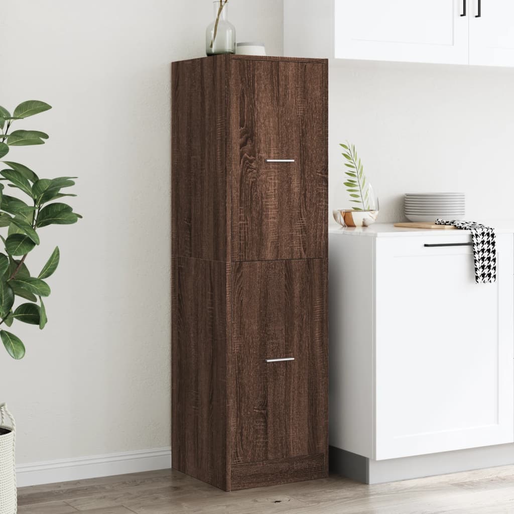 Dulap de farmacie, stejar maro, 40x41x144,5 cm, lemn prelucrat GartenMobel Dekor