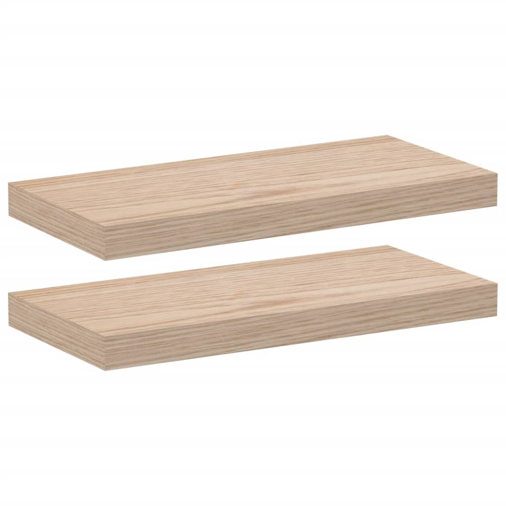 Rafturi plutitoare, 2 buc., 50x23,5x4 cm, lemn prelucrat GartenMobel Dekor