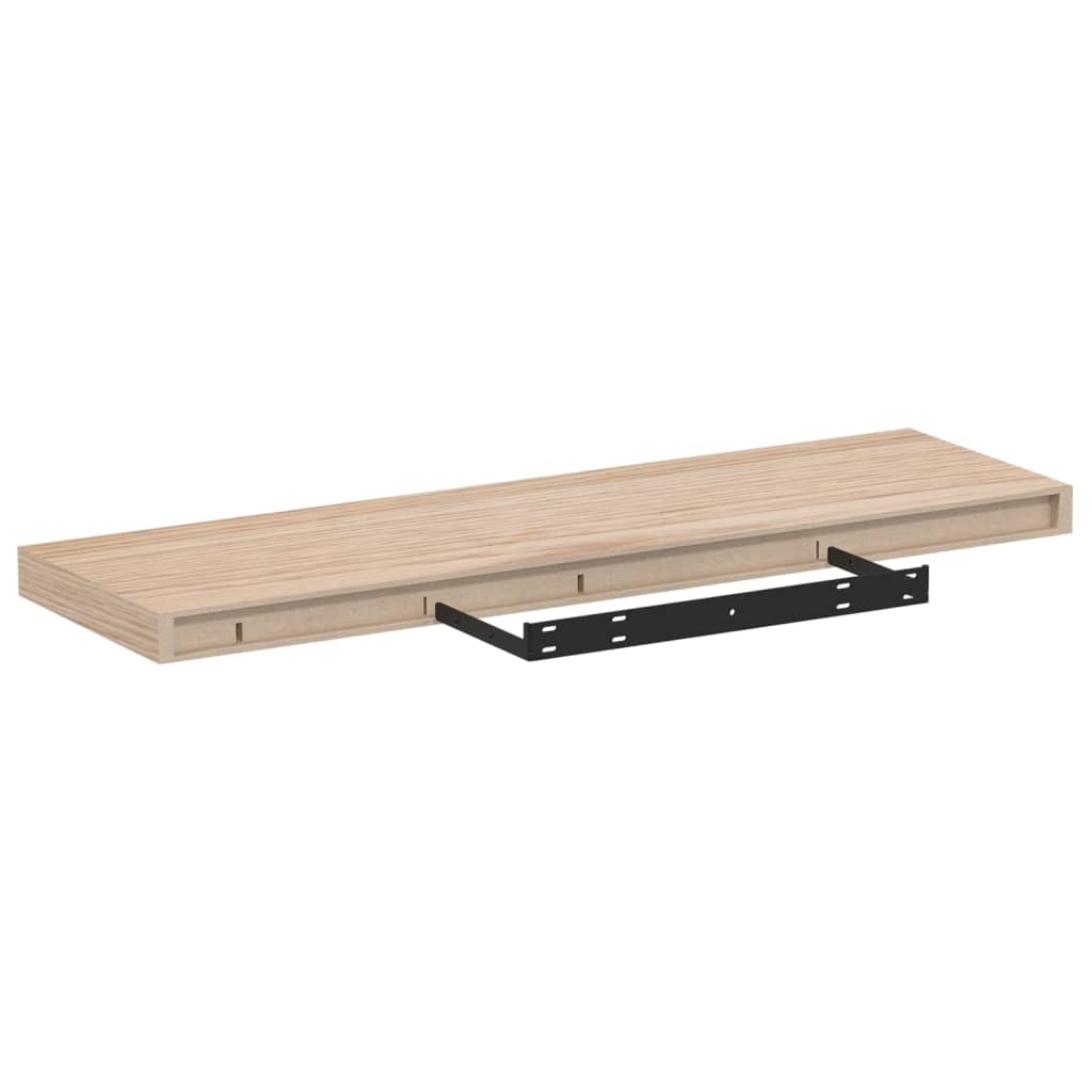 Rafturi plutitoare, 2 buc., 80x23,5x4 cm, lemn prelucrat GartenMobel Dekor