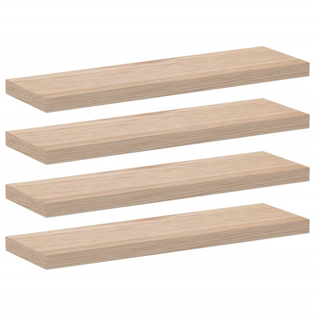 Rafturi plutitoare, 4 buc., 80x23,5x4 cm, lemn prelucrat GartenMobel Dekor