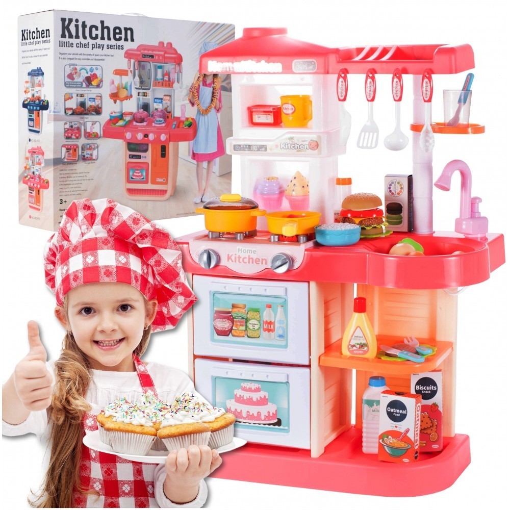 SET BUCATARIE MALPLAY CU LUMINI SUNETE SI ACCESORII SuperHeroes ToysZone